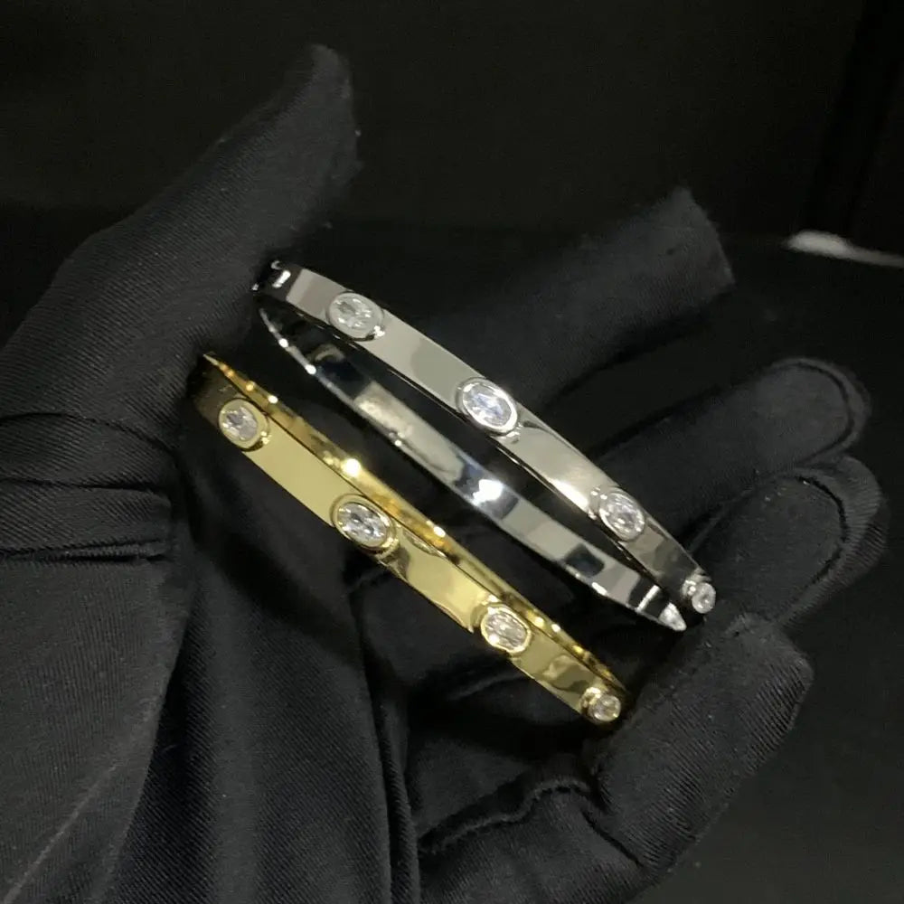 Geometric Bezel Set