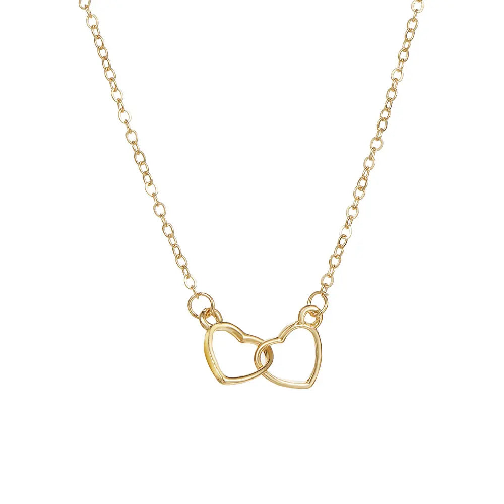 Double Heart Necklace